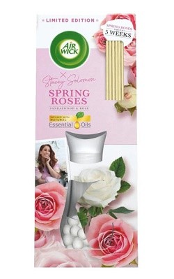 Airwick Diffuser Vonné tyčinky 25 ml Spring roses - Drogerie Osvěžovače a svíčky Difuzéry, gelové, dekorativní